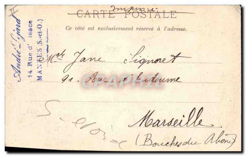 Old Postcard Courthouse Mantis door of the court or audience