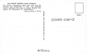 Dover Delaware~Old Christ Church~1960s Postcard