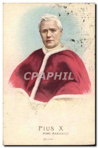 Old Postcard Pope Pis X