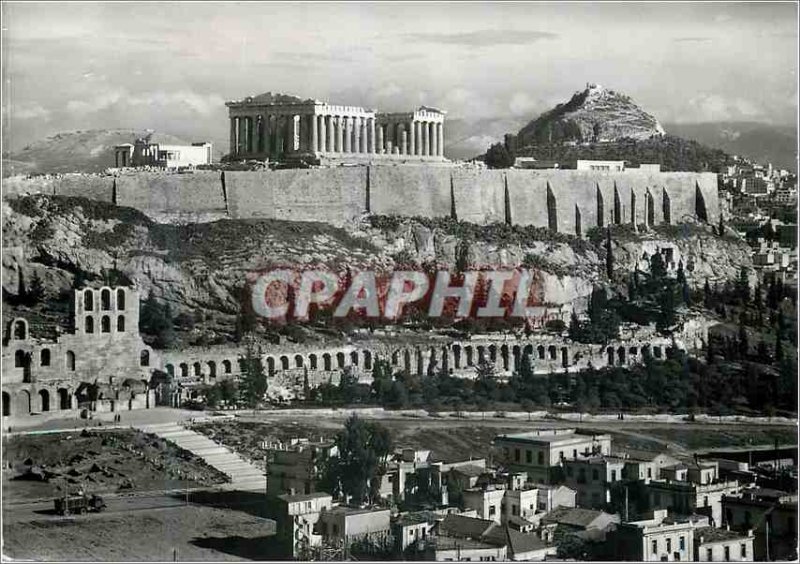 Postcard Modern Athens View of the Acropolis