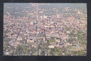 SPRINGFIELD MISSOURI MO. AERIAL VIEW DOWNTOWN ROUTE 66 VNTAGE POSTCARD