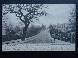 London FOREST HILL Mayow Road & Recreation Ground c1904 Postcard by A.S. Wallace