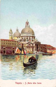 Santa Maria della Salute Basillica Venice Italy 1905c postcard