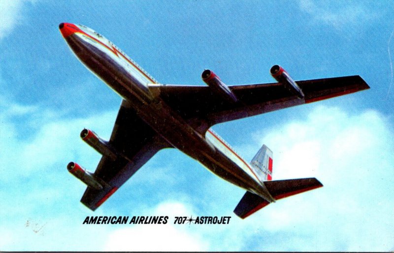 Airplane American Airlines Boeing 707 Astrojet