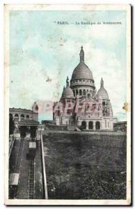 Paris Old Postcard Basilica of Montmartre