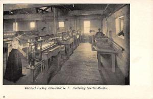 Gloucester New Jersey Welsbach Factory Seamstresses Antique Postcard K32925