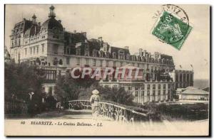 Old Postcard Biarritz Casino Bellevue