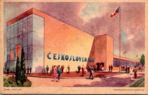 Illinois Chicago Century Of Progress Czechoslovakian Building 1934