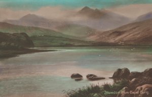 Wales Postcard - Snowdon From Capel Curig   RS24363