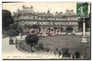 Postcard Old Paris VI Luxembourg Palace