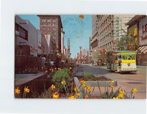 Postcard Fresno's Mall, Fresno, California