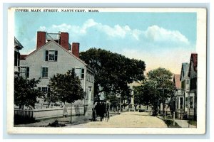 1929 Upper Main Street, Nantucket, Massachusetts MA Vintage Postcard