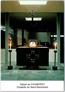 Postcard - Chapel of the Blessed Sacrament, Church of Champéry, Switzerland