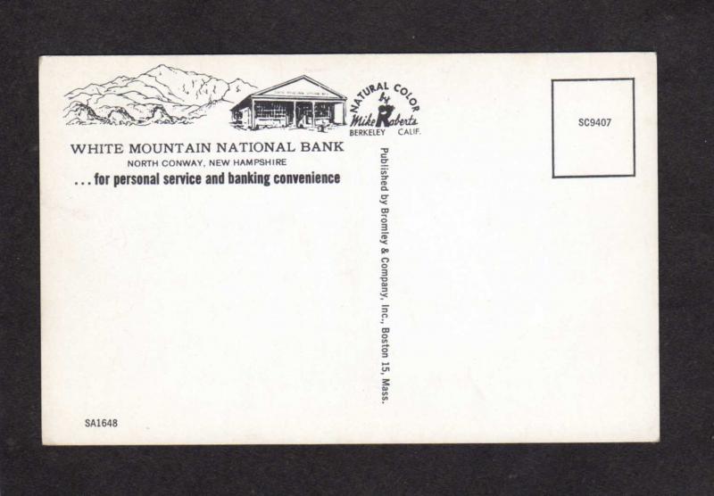 VT White Mountain National Bank North Conway New Hampshire Postcard