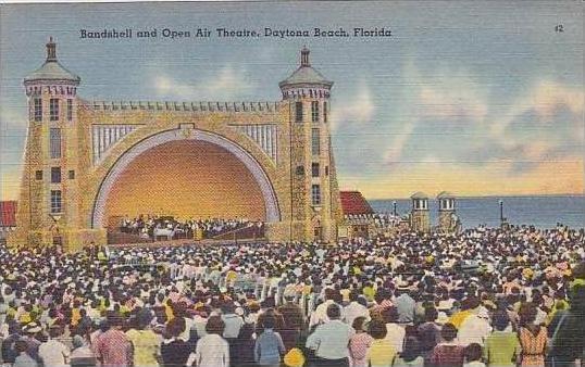 Florida Daytona Beach Bandshell and Open Air Theatere Tichnor