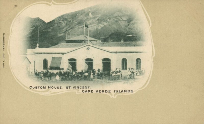 cape verde, SÃO VICENTE, Custom House (1900s) Postcard