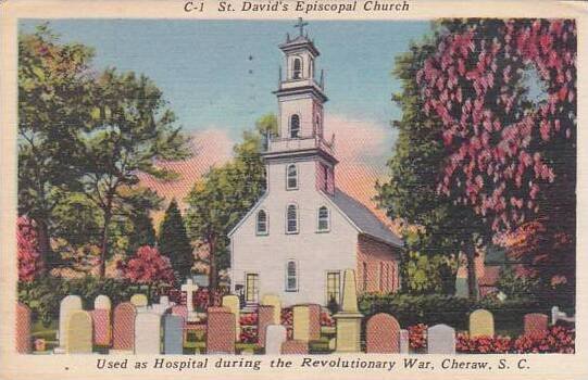 South Carolina Cheraw Used As Hospital During The Revolutionary War 1965