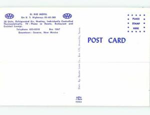 Unused Pre-1980 EL RIO MOTEL Socorro New Mexico NM M3312