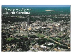 View of Downtown Greensboro North Carolina 4 by 6 card