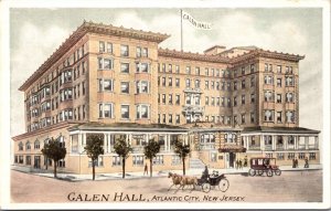 Postcard Galen Hall in Atlantic City, New Jersey