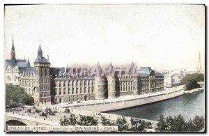 Old Postcard Paris Courthouse Edite Bon Marche