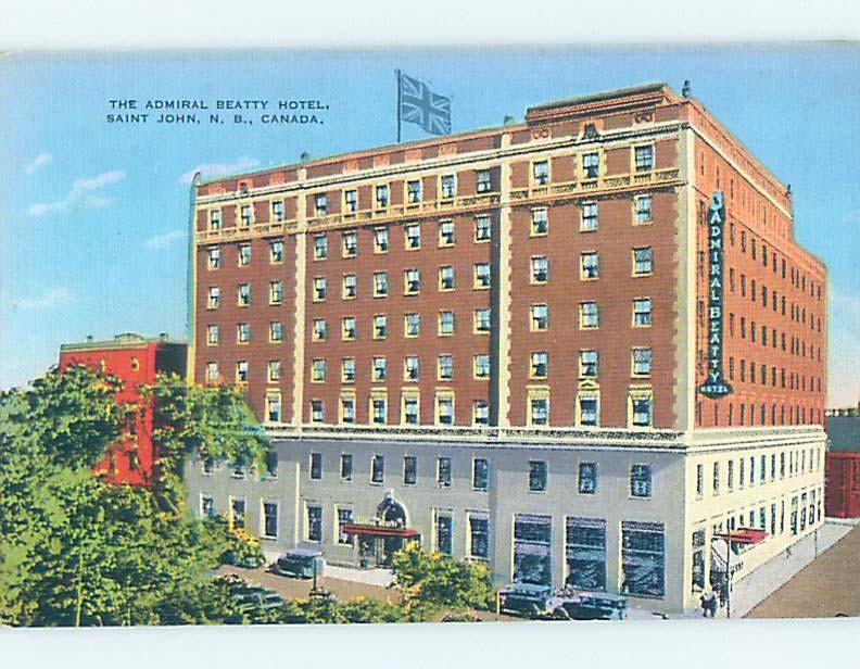 Unused Linen HOTEL SCENE St. John New Brunswick NB B1214