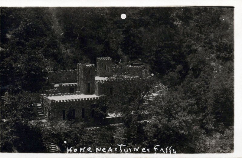 VINTAGE POSTCARD HOME NEAR TURNER FALLS DAVIS OKLAHOMA REAL PHOTO 1925-1942