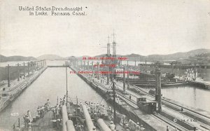 Panama, Canal Locks, United State Navy Dreadnaught, Edward H Mitchell