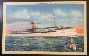 Vintage Postcard 1938 Steamer Avalon, Santa Catalina, California (CA)
