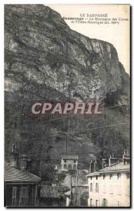 Old Postcard The Dauphine Sassenage the Mountain of tanks and electric plant