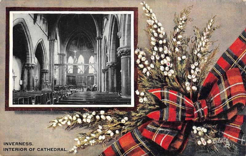 BR64243 inverness interior of cathedral scotland