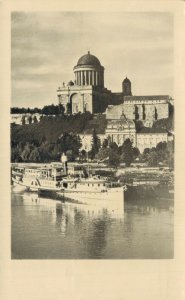 Hungary Esztergom Duna Parti Részlet Vintage RPPC 07.47