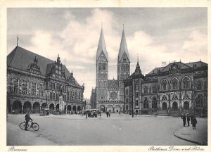 Rathaus, Dom and Borse Bremen Germany Unused 