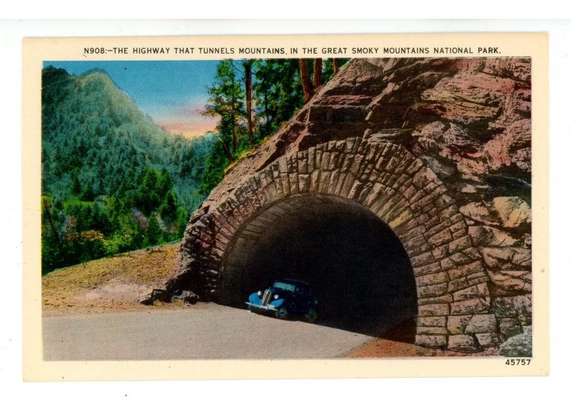 Great Smoky Mountains Nat'l Park. Newfound Gap Highway Tunnel