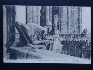 France Collection 8 x GARGOYLE related 7 x NOTRE DAME / 1 ROUEN c1905 Postcards