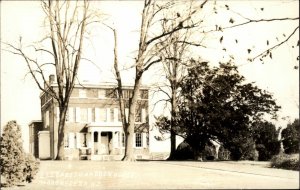 Haddonfield New Jersey NJ Elizabeth Haddon House Real Photo Vintage Postcard