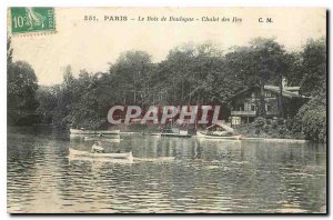 CARTE Postale Paris Former Boise Bulogne The Chalet des Iles