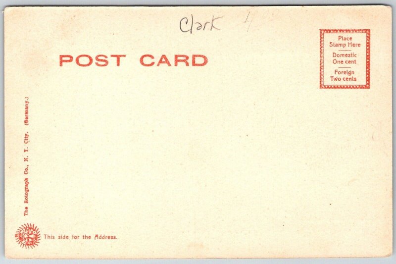 Springfield Ohio c1906 Undivided Back Postcard Dormitory Wittenberg College