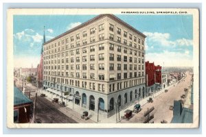 1920s Fairbanks Buildings, Springfield, Ohio. Postcard F113E