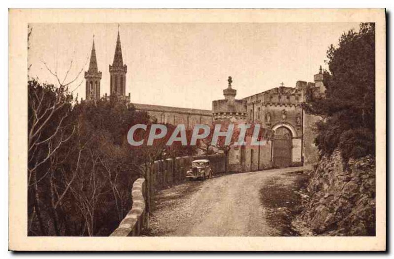 Old Postcard Saint Michel de Frigolet (HR B) Arrival to the Old Monastery ent...