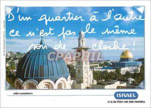Modern Postcard Jerusalem Israel and if we celebrated the Year 2000 Together