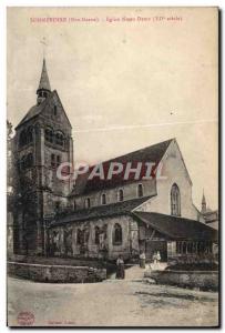 Postcard Old Sommevoire Notre Dame Church