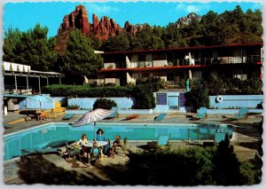 Quality Inn King's Ransom Motor Hotel Restaurant Lounge Sedona Arizona Postcard