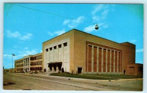 BELOIT, Wisconsin WI ~ MEMORIAL HIGH SCHOOL 1958 Rock County Postcard