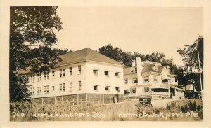 Postcard RPPC Maine Kennebunkport Inn Occupation roadside 1930s 23-5325