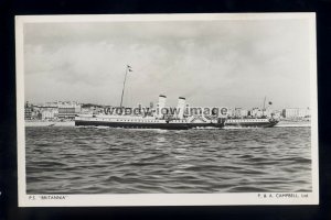 f1986 - P&A Campbell Paddle Steamer - Britannia - postcard