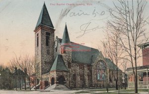 MI, Lansing, Michigan, First Baptist Church, Exterior View, Dietsche Pub No 28