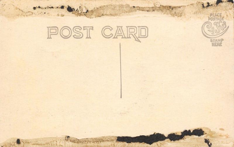 Crete Nebraska~Tuxedo Park?~Rowboat Landing~Covered Excursion Boat~ 1915 RPPC 