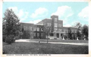 Boonville Missouri Training School for Boys Antique Postcard J51159