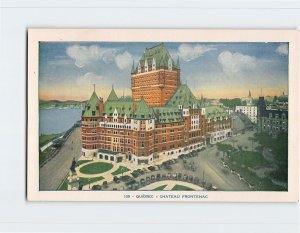 Postcard Chateau Frontenac, Quebec City, Canada